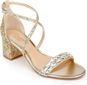Jewel Badgley Mischka Women's Claudia Heeled Sandal