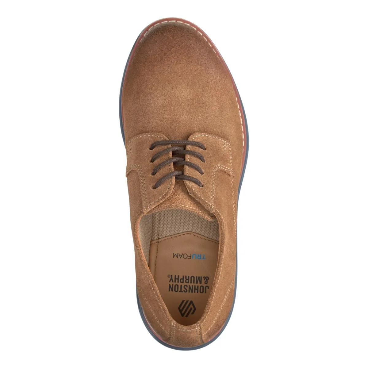 Johnston & Murphy Boy's Upton Plain Toe Snuff Suede