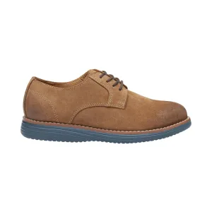Johnston & Murphy Boy's Upton Plain Toe Snuff Suede