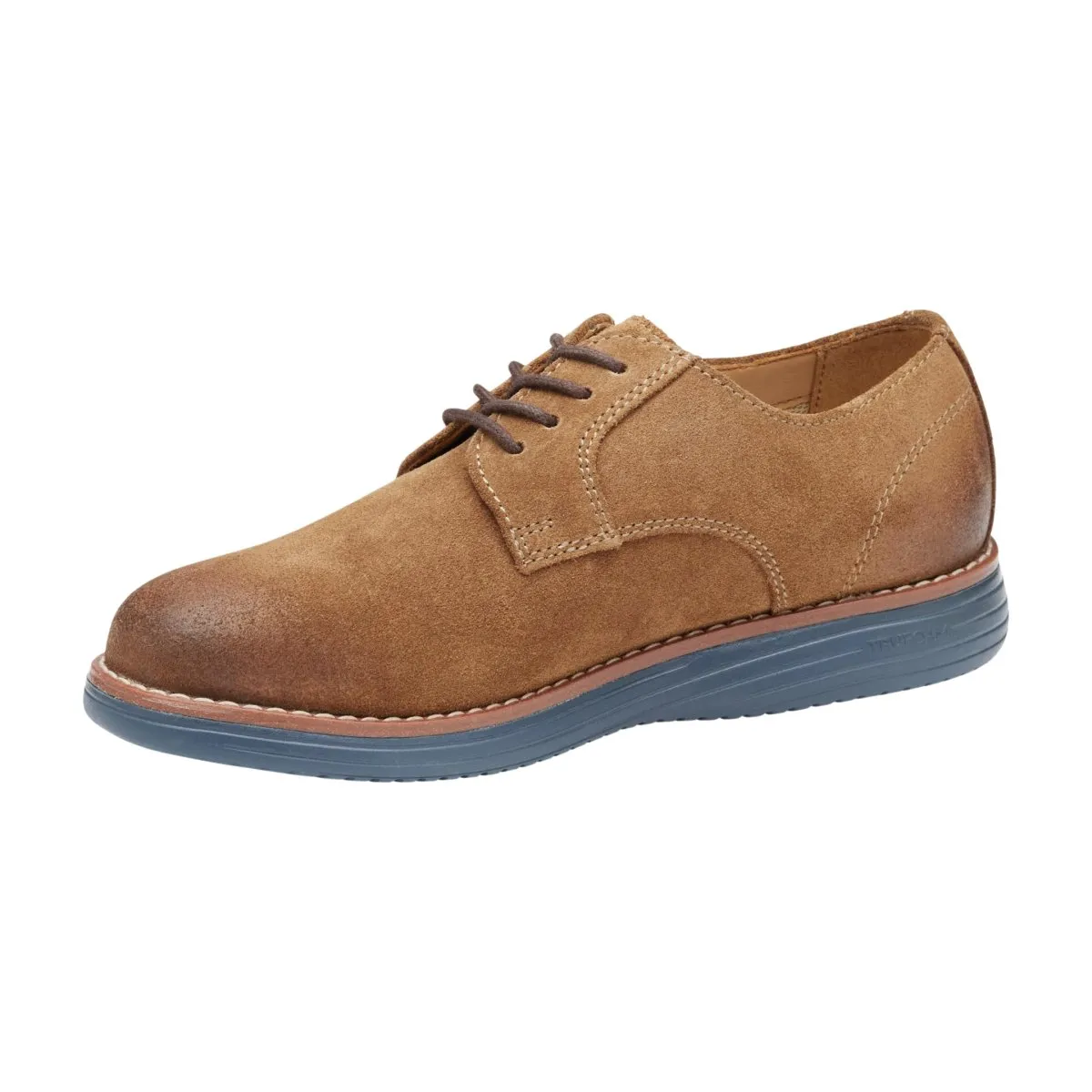 Johnston & Murphy Boy's Upton Plain Toe Snuff Suede