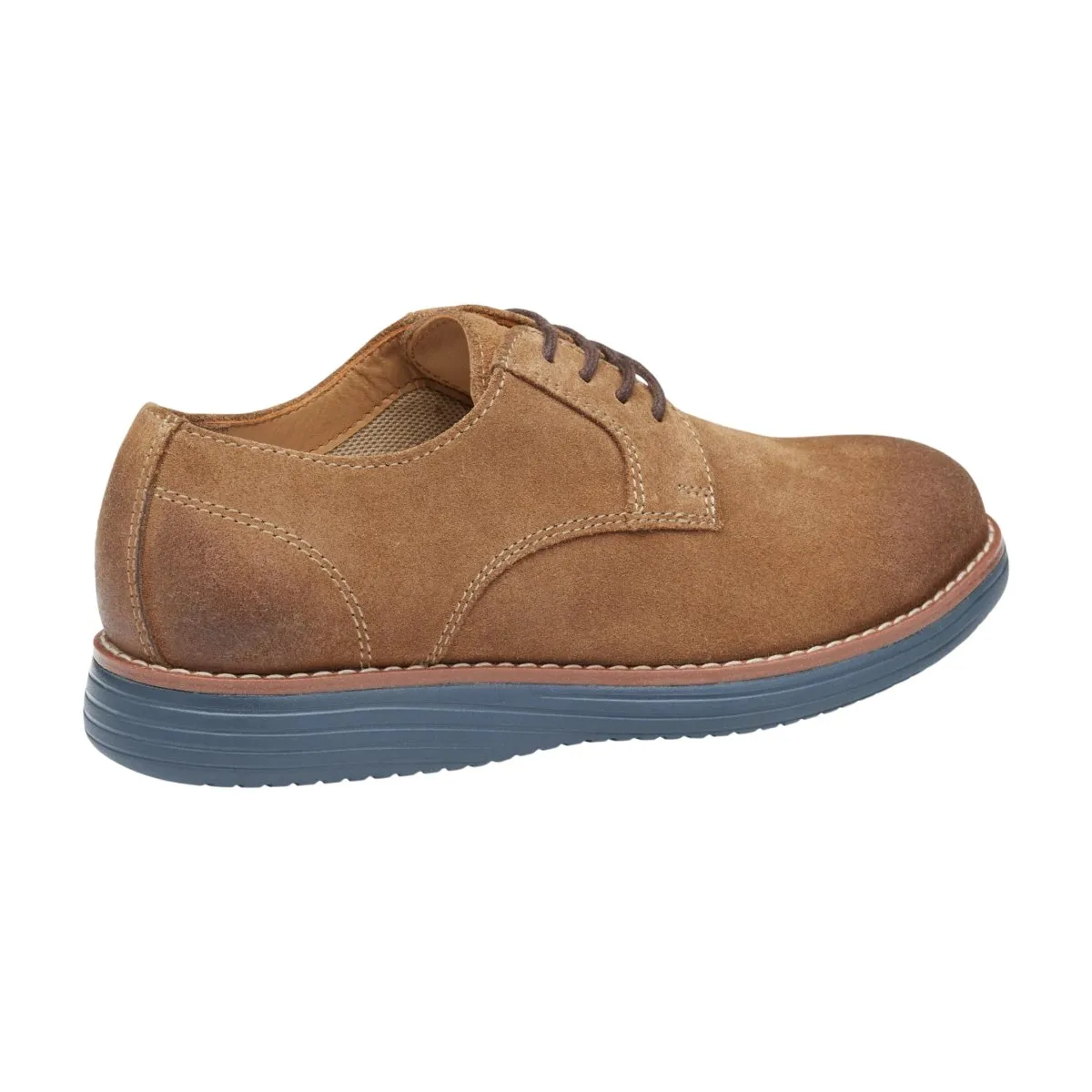 Johnston & Murphy Boy's Upton Plain Toe Snuff Suede