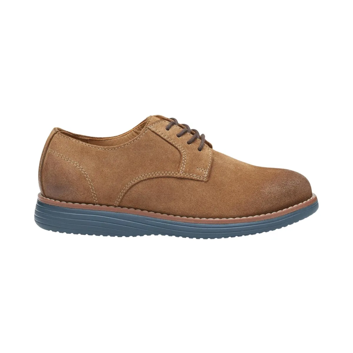 Johnston & Murphy Boy's Upton Plain Toe Snuff Suede