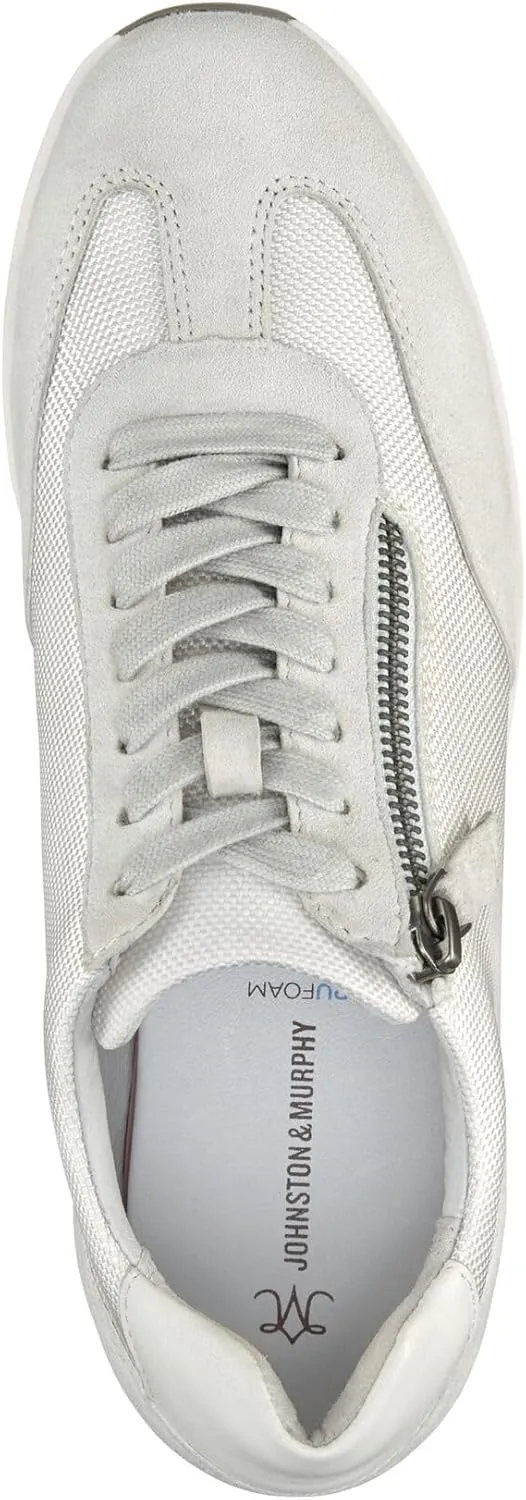 Johnston & Murphy Gracie Side-Zip Sneaker for Women – 1.75” Platform Sneaker, Women's Fashion Sneakers, Casual Shoes for Women