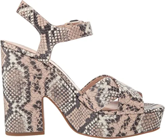kate spade new york Women's Grace Heeled Sandal, Pale Vellum, 9 M US