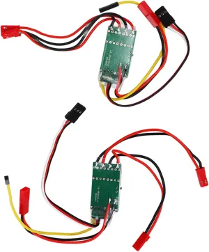 Keenso Electric Speed Controllers RC Dual Way ESC 2Pcs Brushed Bidirectional for Model Boat 130 180 Motor-180 Rc Motor