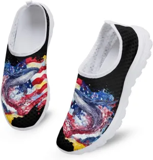 KEIAHUAN Womens Running Shoes Fashion Breathable Knit Casual Walking Sneaker Lightweight Comfortable Running Shoes