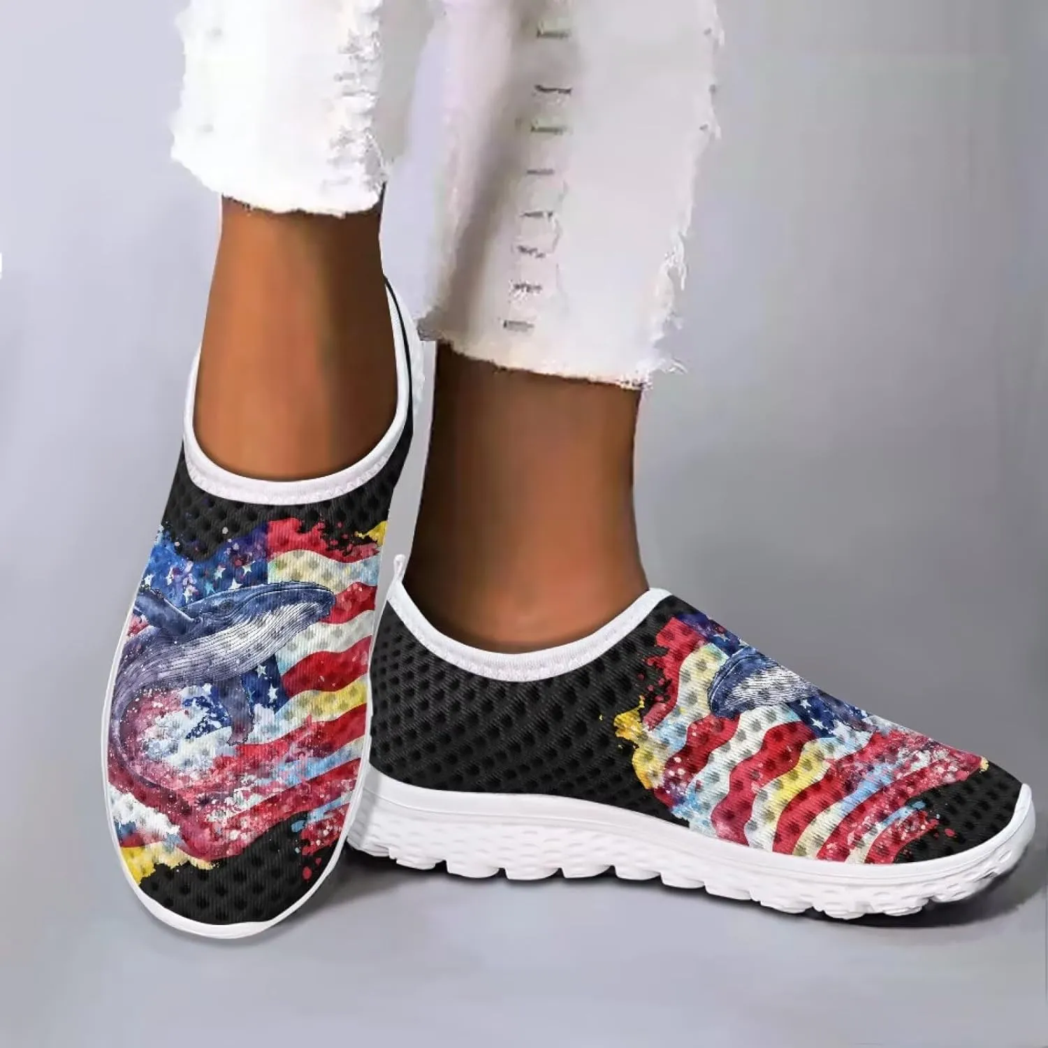 KEIAHUAN Womens Running Shoes Fashion Breathable Knit Casual Walking Sneaker Lightweight Comfortable Running Shoes