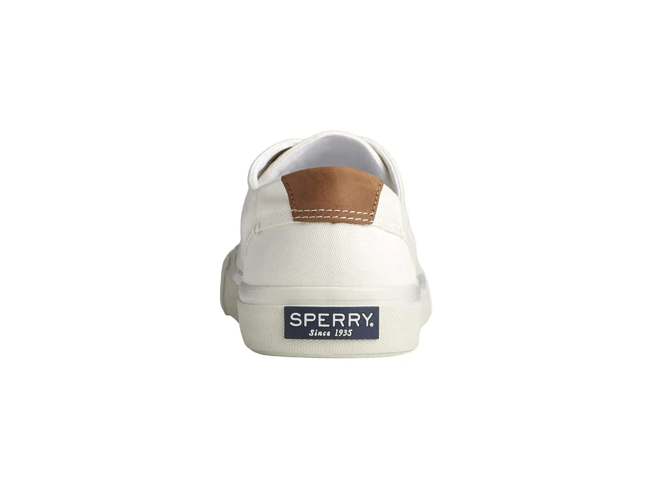 Lace LTT Full product range Ii Customer favorite Striper Sneaker Canvas Sperry WHITE Up Lightweight SW