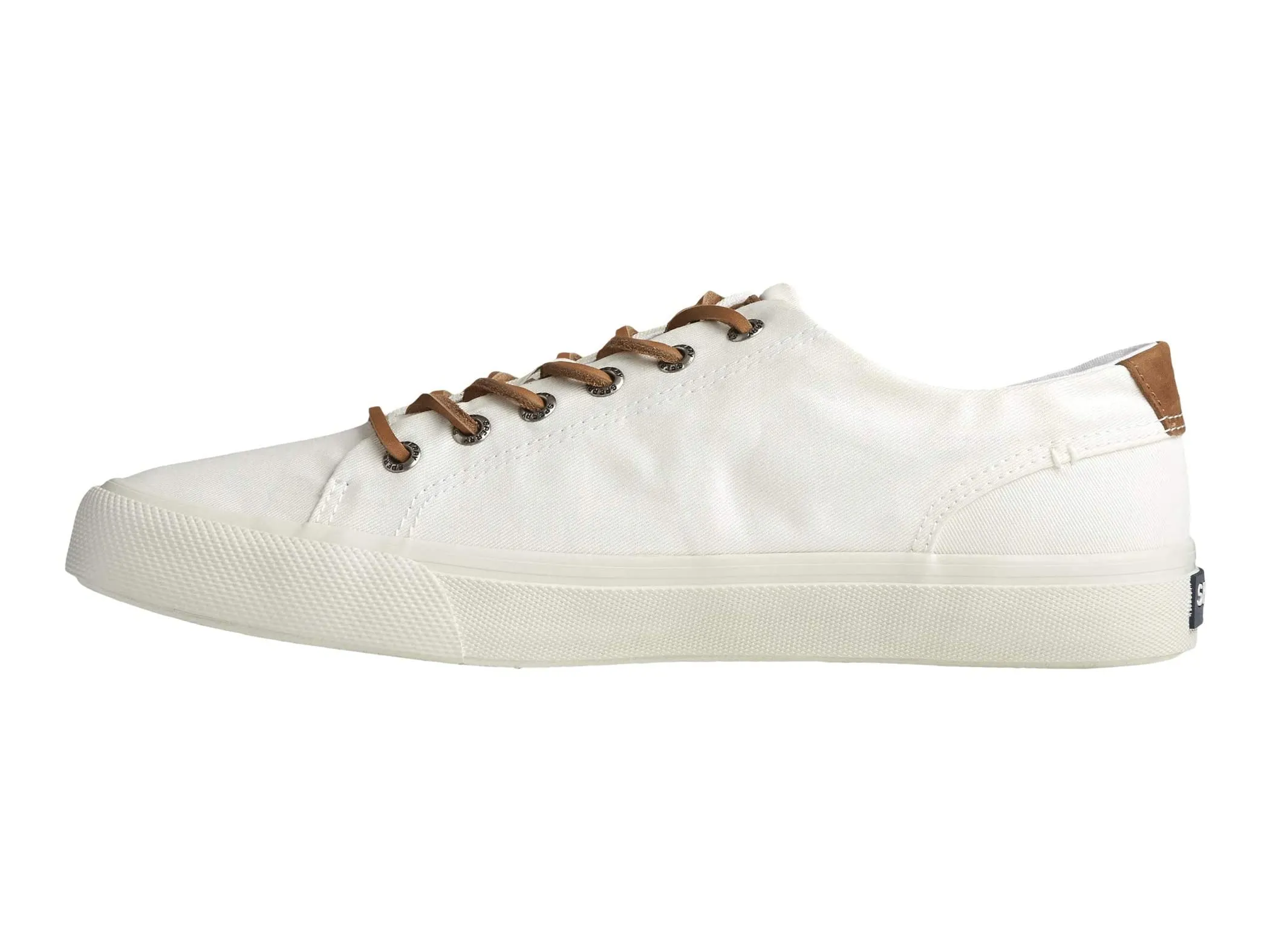 Lace LTT Full product range Ii Customer favorite Striper Sneaker Canvas Sperry WHITE Up Lightweight SW