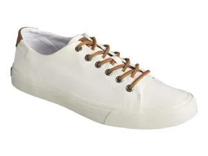 Lace LTT Full product range Ii Customer favorite Striper Sneaker Canvas Sperry WHITE Up Lightweight SW