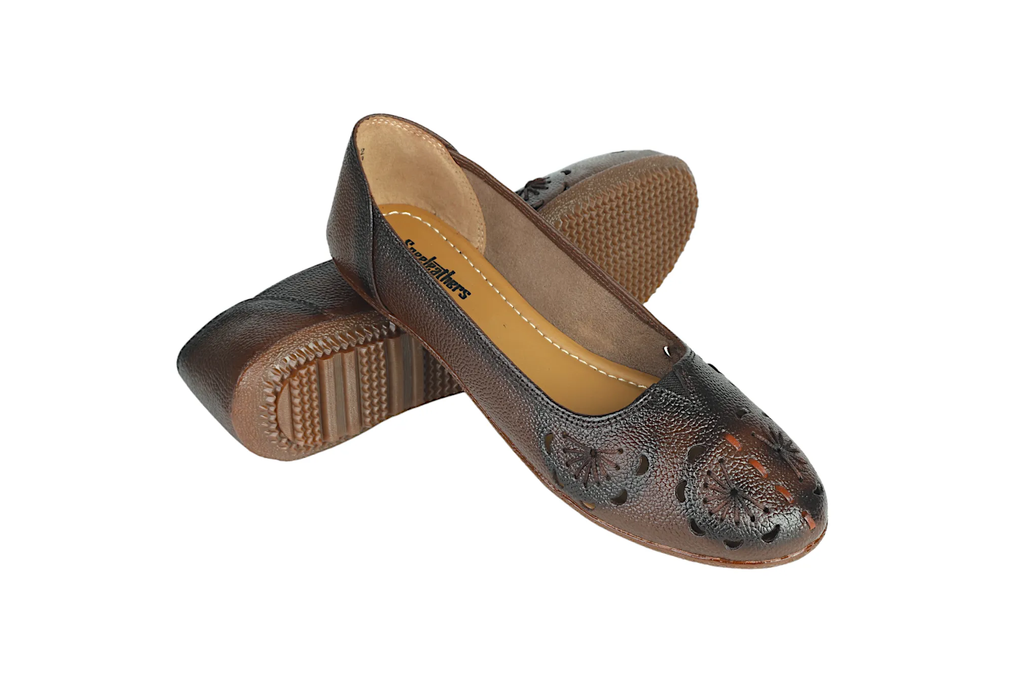 LADIES FLAT LEATHER BELLY 996062