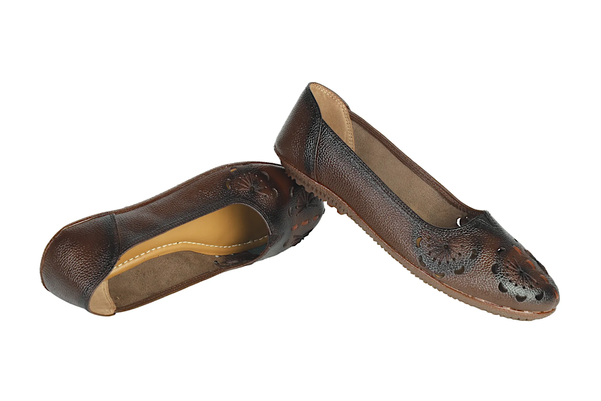 LADIES FLAT LEATHER BELLY 996062