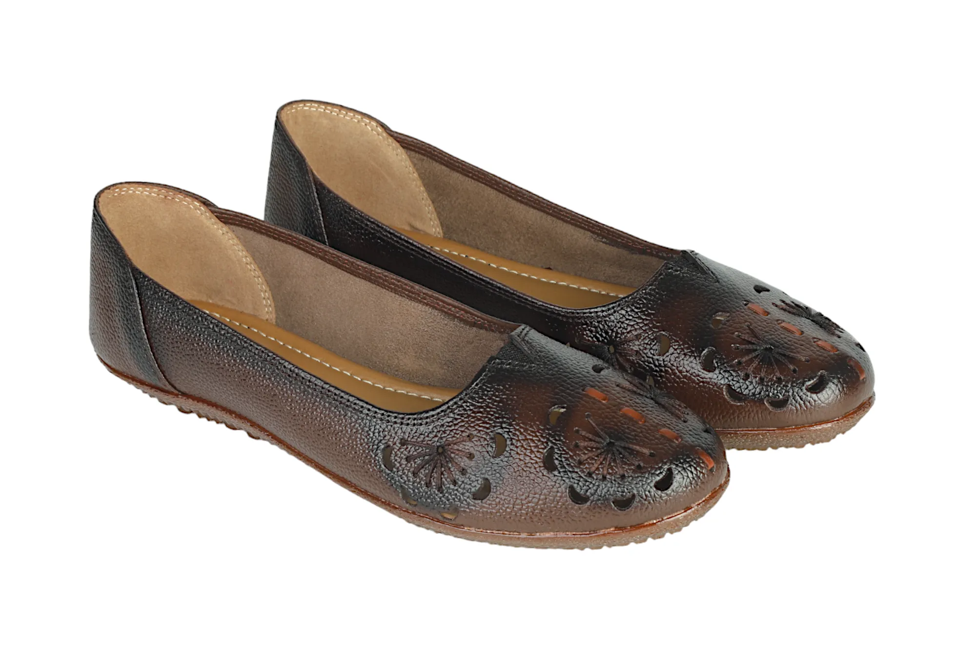 LADIES FLAT LEATHER BELLY 996062