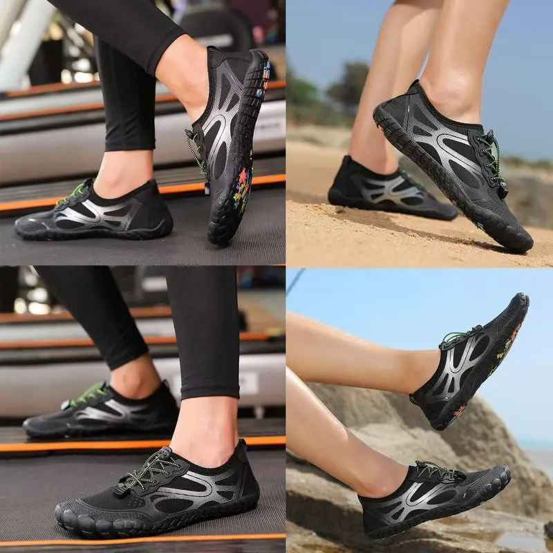 LIZRHA Water Shoes for Men and Women Quick Dry Aqua Swim Barefoot Shoes for Outdoor Fishing Beach Pool Boat Surfing Walking Water Park and Yoqa Activities
