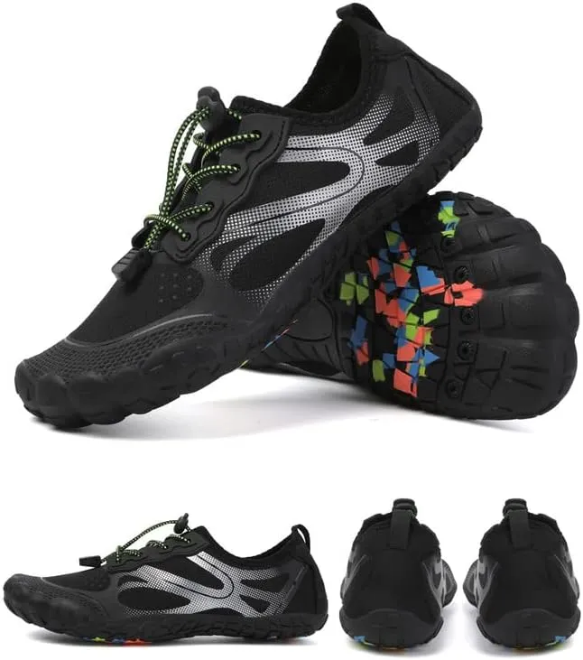 LIZRHA Water Shoes for Men and Women Quick Dry Aqua Swim Barefoot Shoes for Outdoor Fishing Beach Pool Boat Surfing Walking Water Park and Yoqa Activities