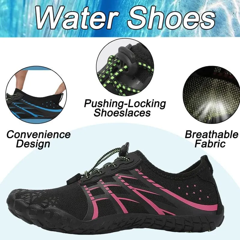 LIZRHA Water Shoes for Men and Women Quick Dry Aqua Swim Barefoot Shoes for Outdoor Fishing Beach Pool Boat Surfing Walking Water Park and Yoqa Activities