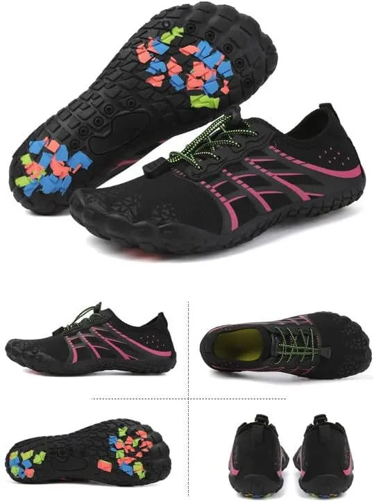 LIZRHA Water Shoes for Men and Women Quick Dry Aqua Swim Barefoot Shoes for Outdoor Fishing Beach Pool Boat Surfing Walking Water Park and Yoqa Activities
