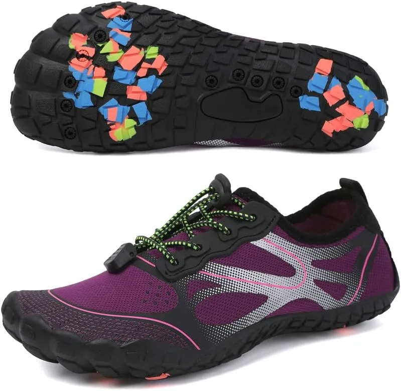 LIZRHA Water Shoes for Men and Women Quick Dry Aqua Swim Barefoot Shoes for Outdoor Fishing Beach Pool Boat Surfing Walking Water Park and Yoqa Activities