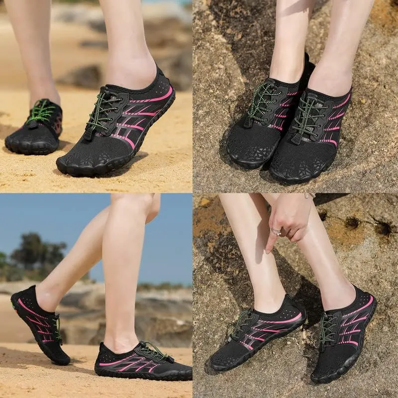 LIZRHA Water Shoes for Men and Women Quick Dry Aqua Swim Barefoot Shoes for Outdoor Fishing Beach Pool Boat Surfing Walking Water Park and Yoqa Activities