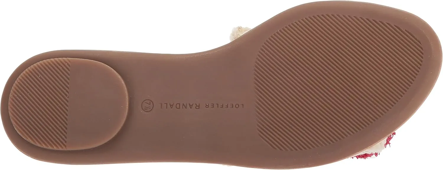 LOEFFLER RANDALL Women's Gabi (Canvas Pom) Flat Sandal
