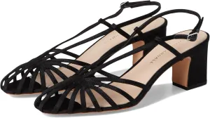 Loeffler Randall Women's Priscilla Lattice Slingback Mid Heel Sandals