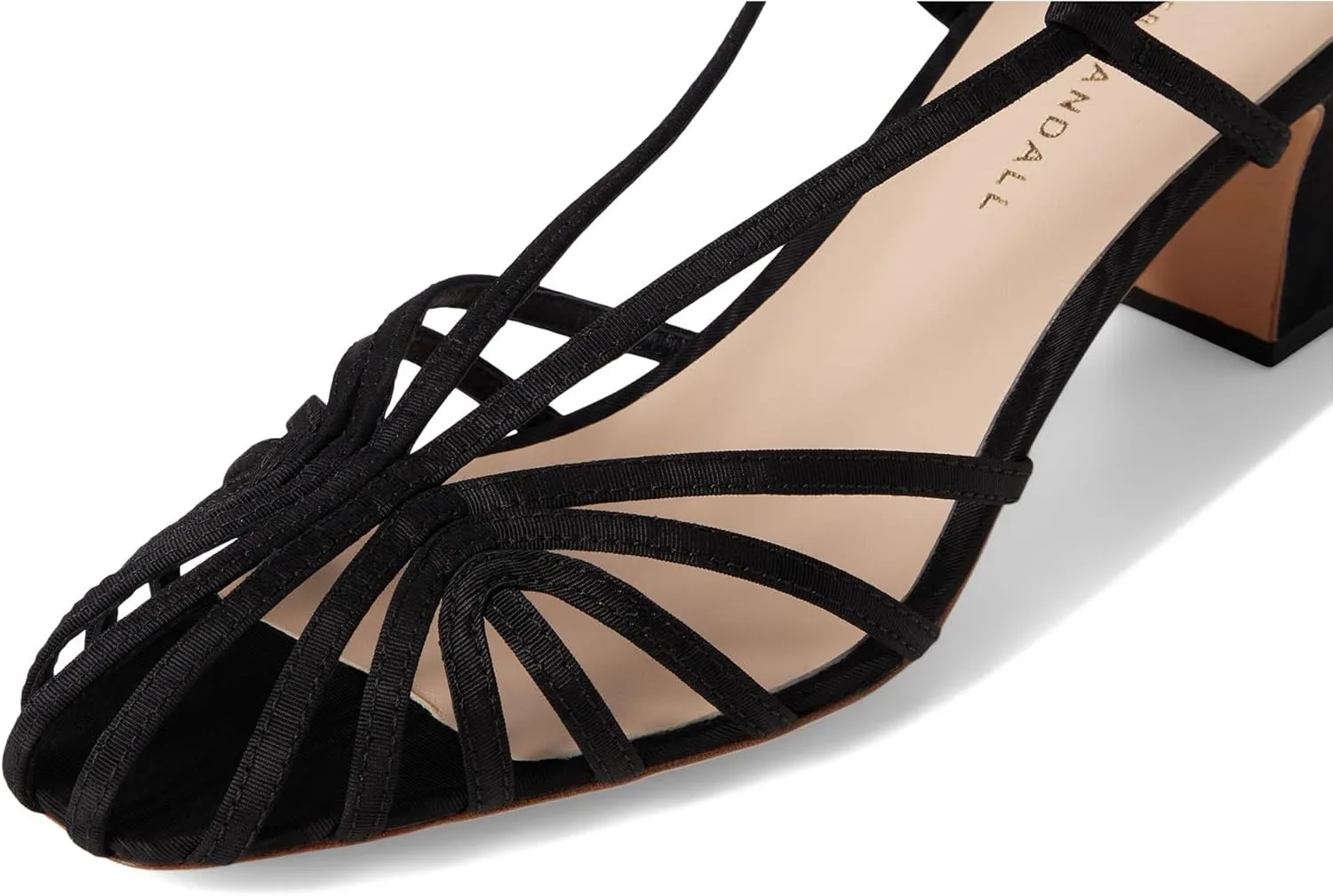 Loeffler Randall Women's Priscilla Lattice Slingback Mid Heel Sandals