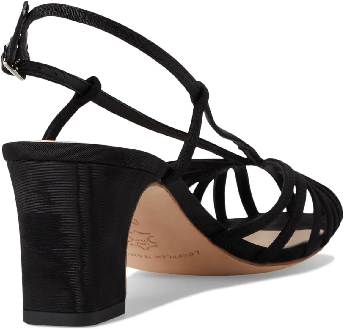 Loeffler Randall Women's Priscilla Lattice Slingback Mid Heel Sandals
