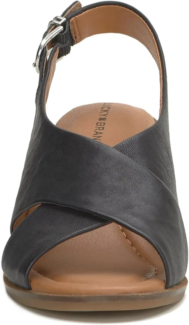 Lucky Brand Women's Rhidlee High Heel Sandal Heeled