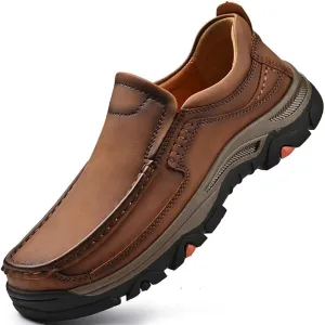 LZDZN Loafers for Men Shoes Leather Casual Shoe Mens Driving Men's Black Yellow Brown Big Size Male Boat Dress