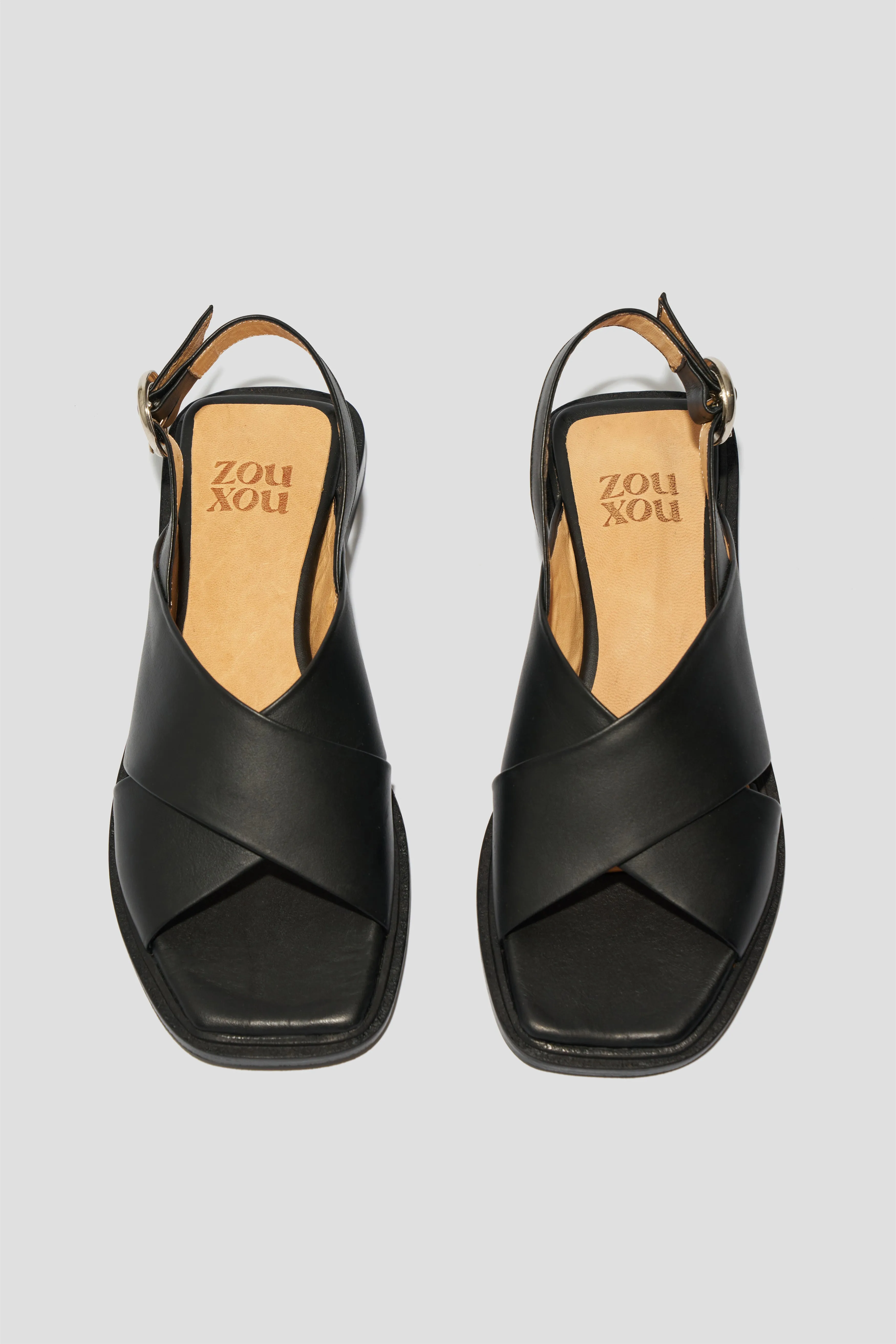 Mabel Slingback Sandal in Black