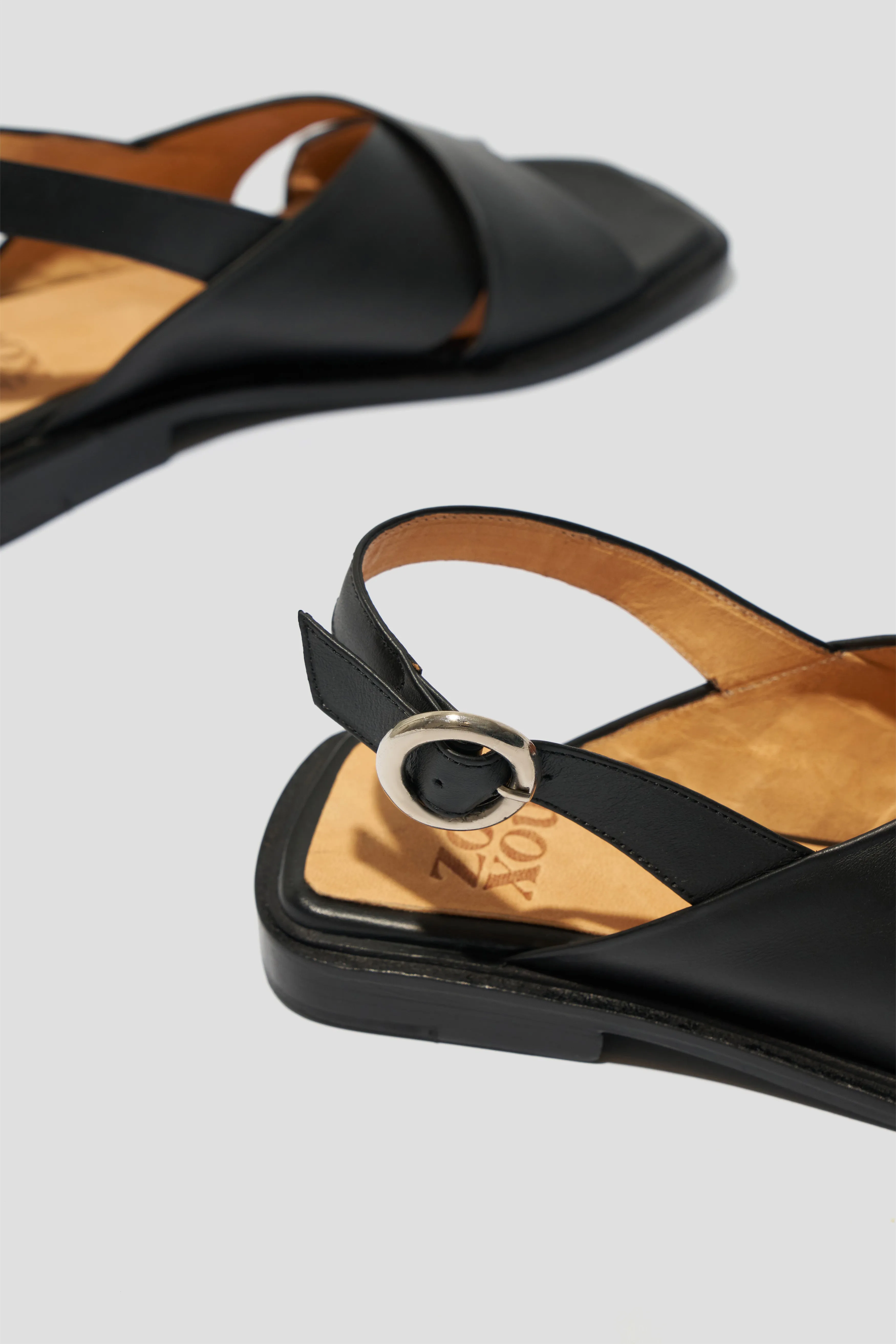 Mabel Slingback Sandal in Black