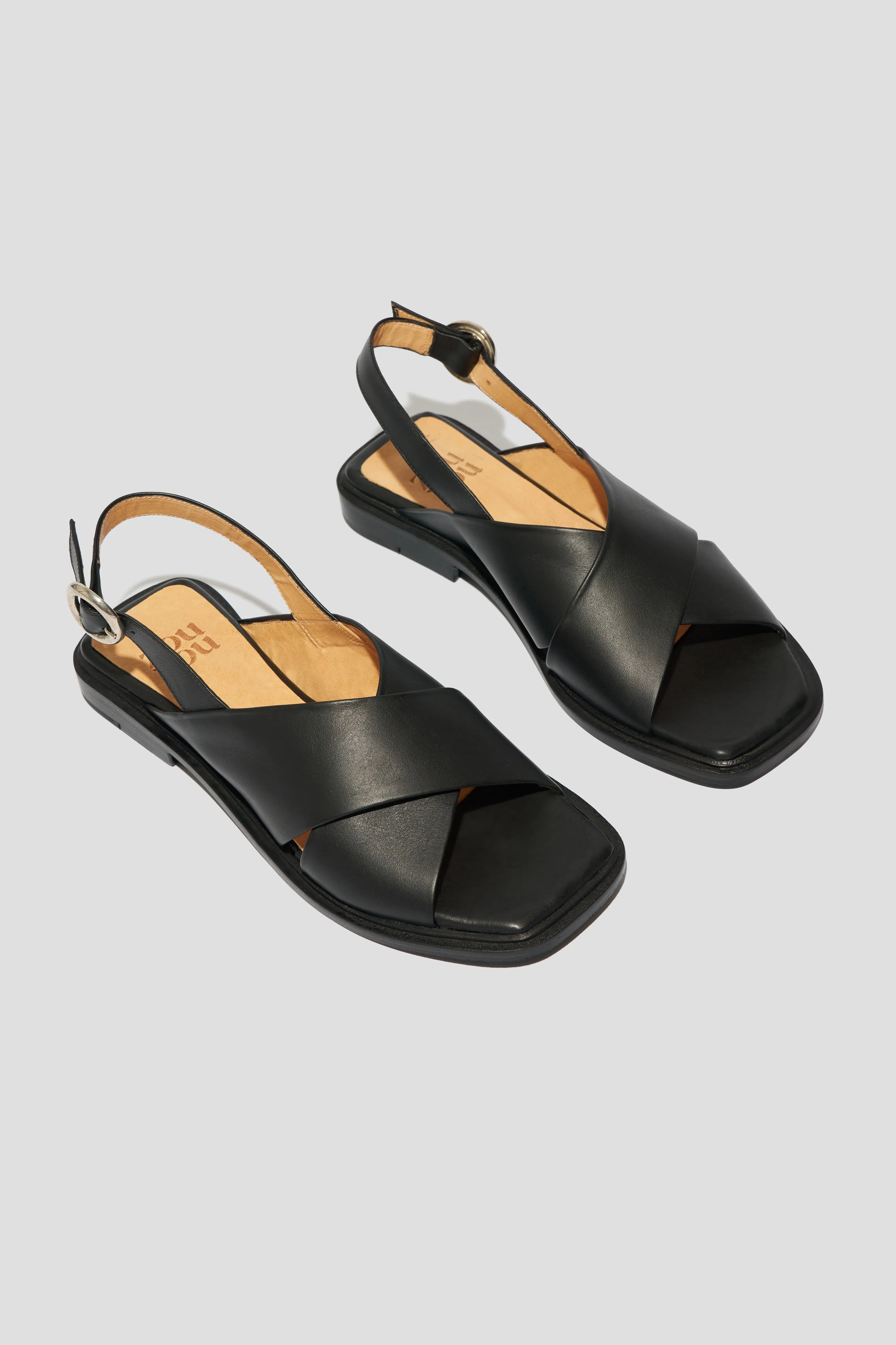 Mabel Slingback Sandal in Black