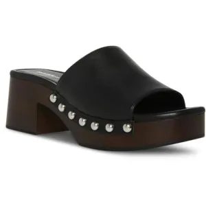 Madden Girl Women's Hillyy Heeled Sandal, Black Paris, 9.5