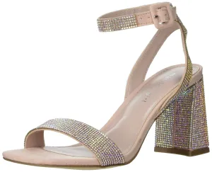 Madden Girl Women's Winni Heeled Sandal, Blush Multi, 9