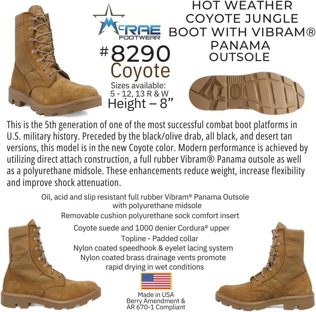 MCRAE Legacy Combat Boot with Panama Sole