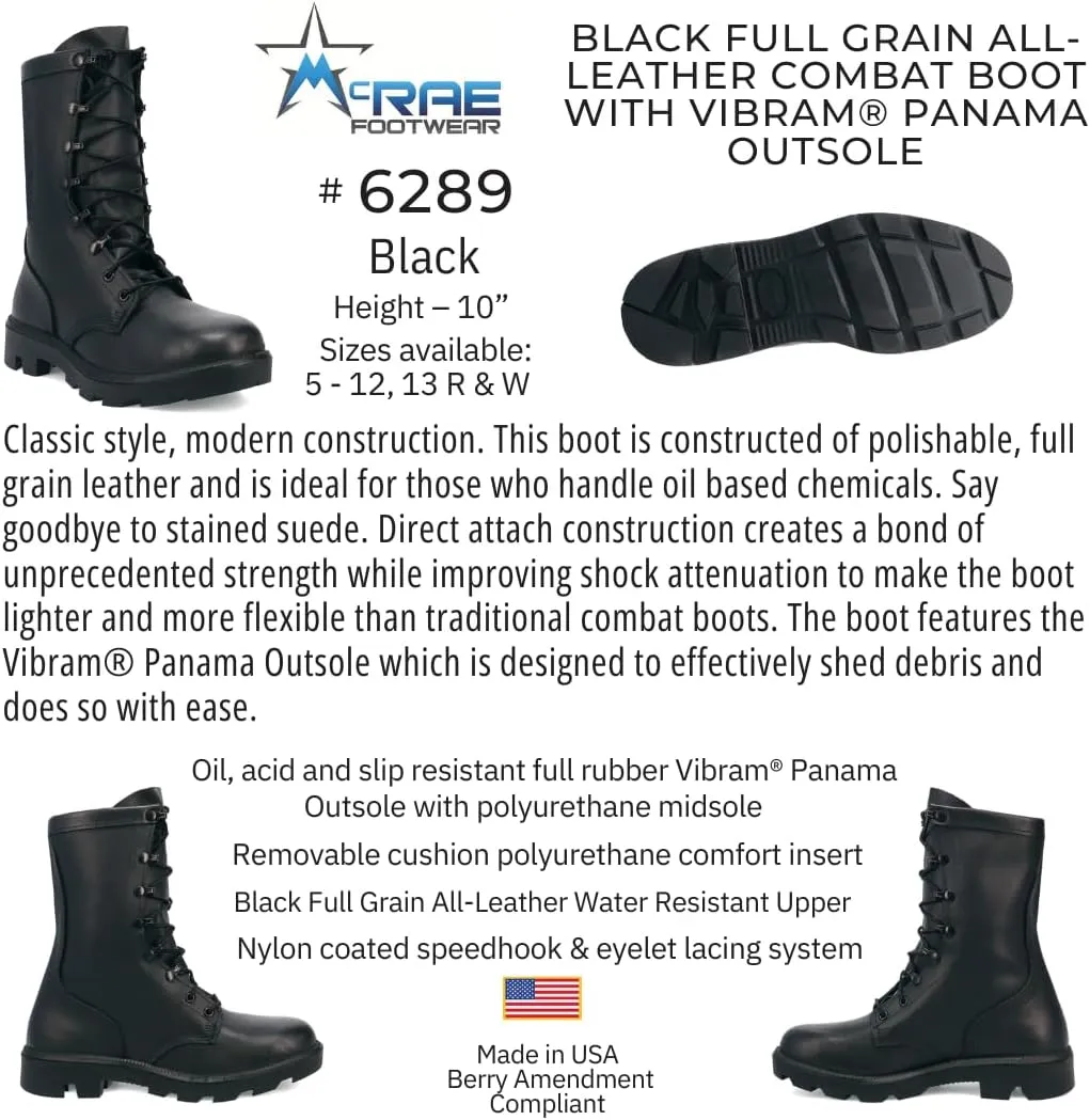 MCRAE Legacy Combat Boot with Panama Sole