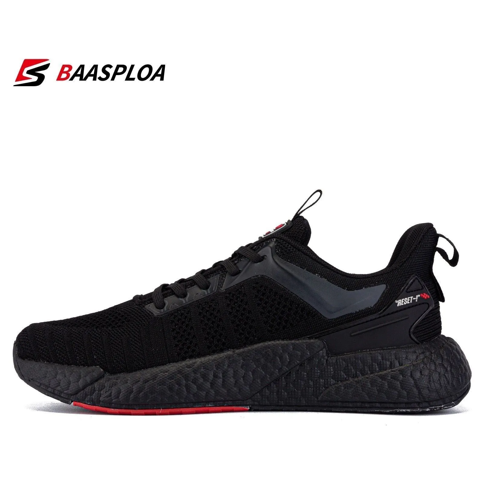 Men Sneaker Comfortable Knit Walking Shoes Breathable Fashion Sneaker Anti-Slip Shock-Absorbing Casual Shoes