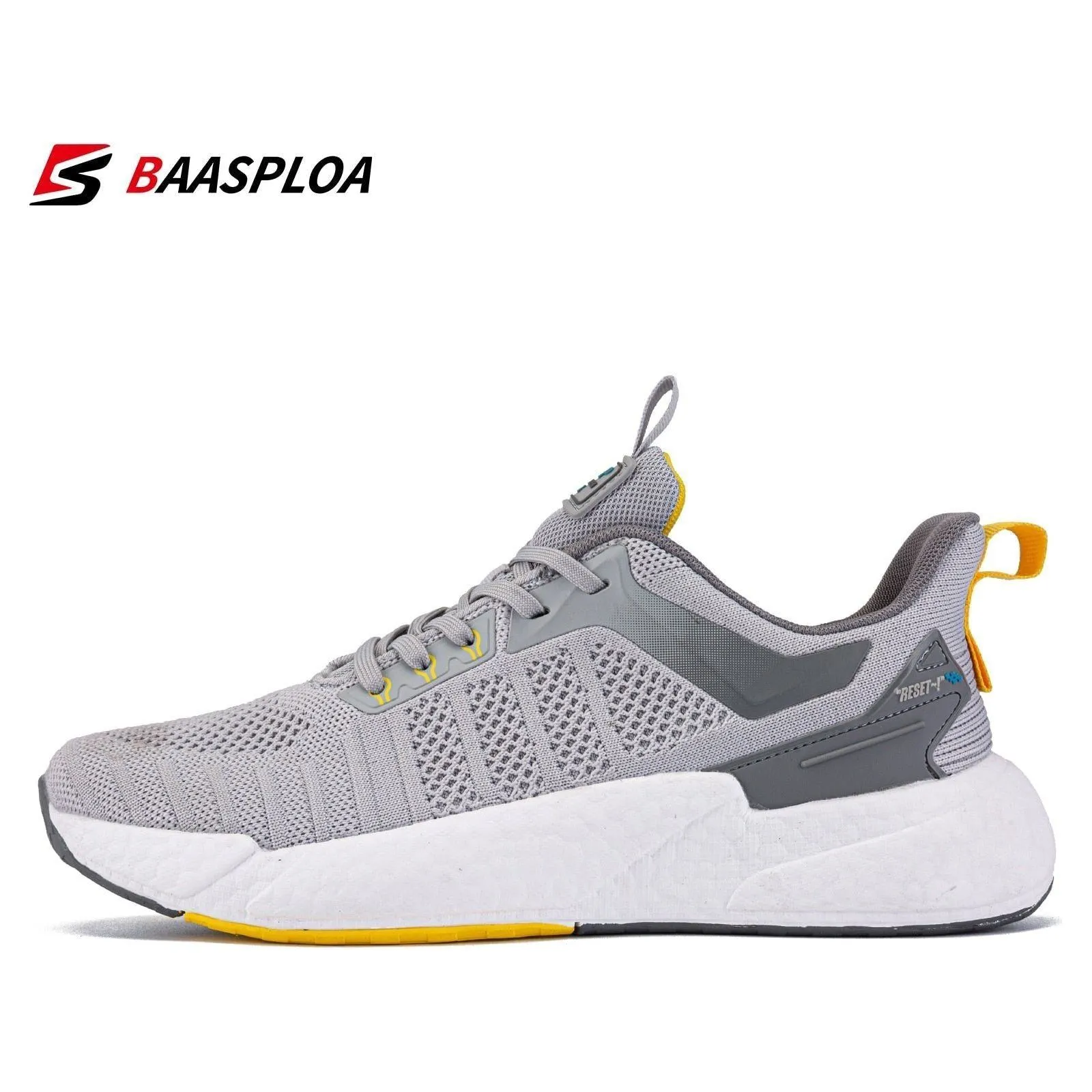 Men Sneaker Comfortable Knit Walking Shoes Breathable Fashion Sneaker Anti-Slip Shock-Absorbing Casual Shoes