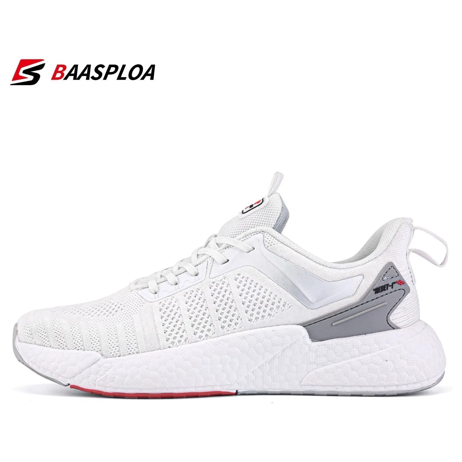 Men Sneaker Comfortable Knit Walking Shoes Breathable Fashion Sneaker Anti-Slip Shock-Absorbing Casual Shoes