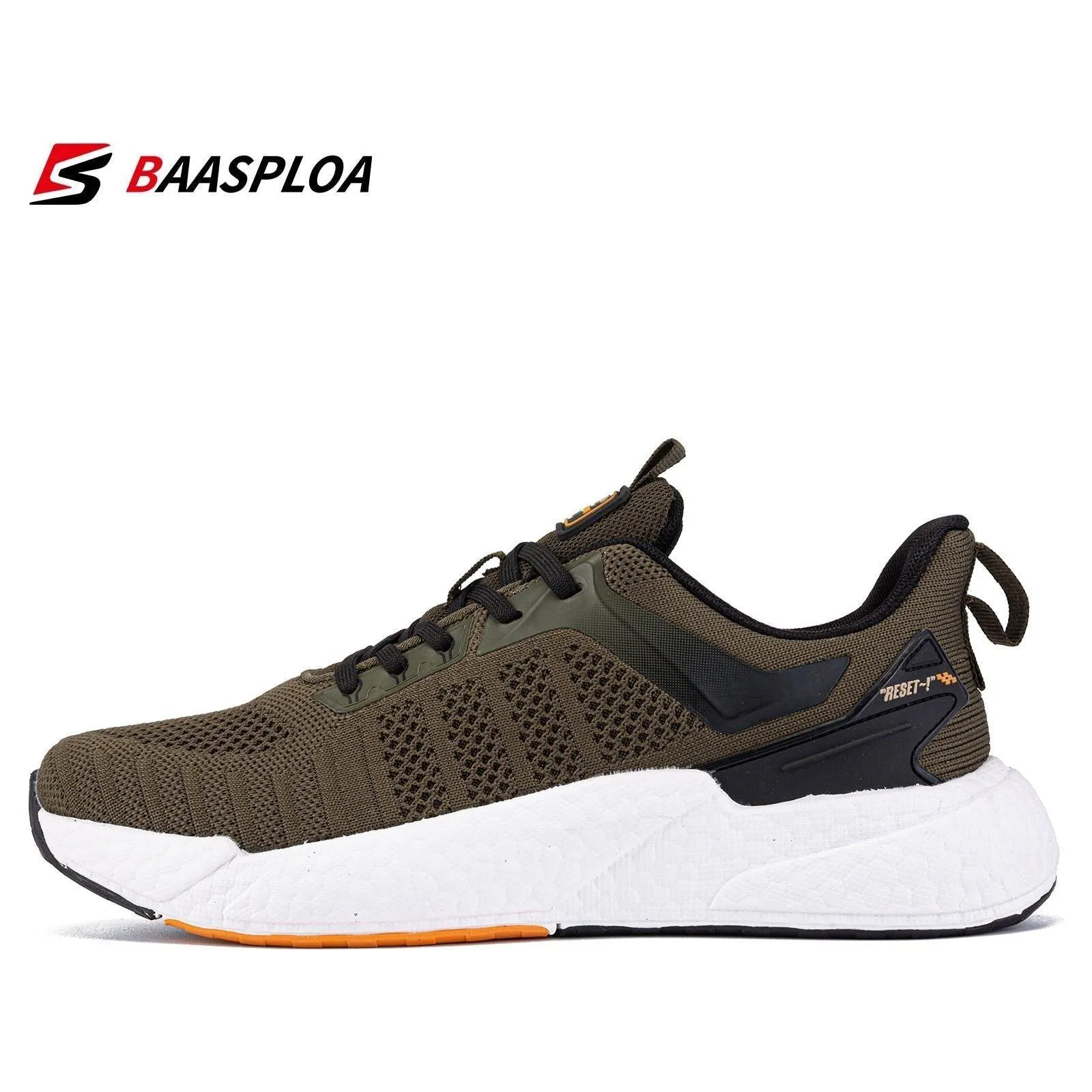 Men Sneaker Comfortable Knit Walking Shoes Breathable Fashion Sneaker Anti-Slip Shock-Absorbing Casual Shoes