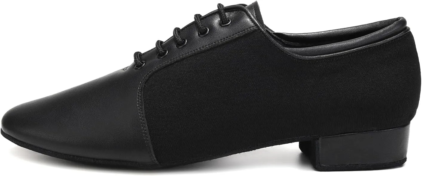 Men's Ballroom Dance Shoes Latin Lace-up Salsa Performance Waltz Modern Practice Shoe
