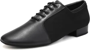 Men's Ballroom Dance Shoes Latin Lace-up Salsa Performance Waltz Modern Practice Shoe
