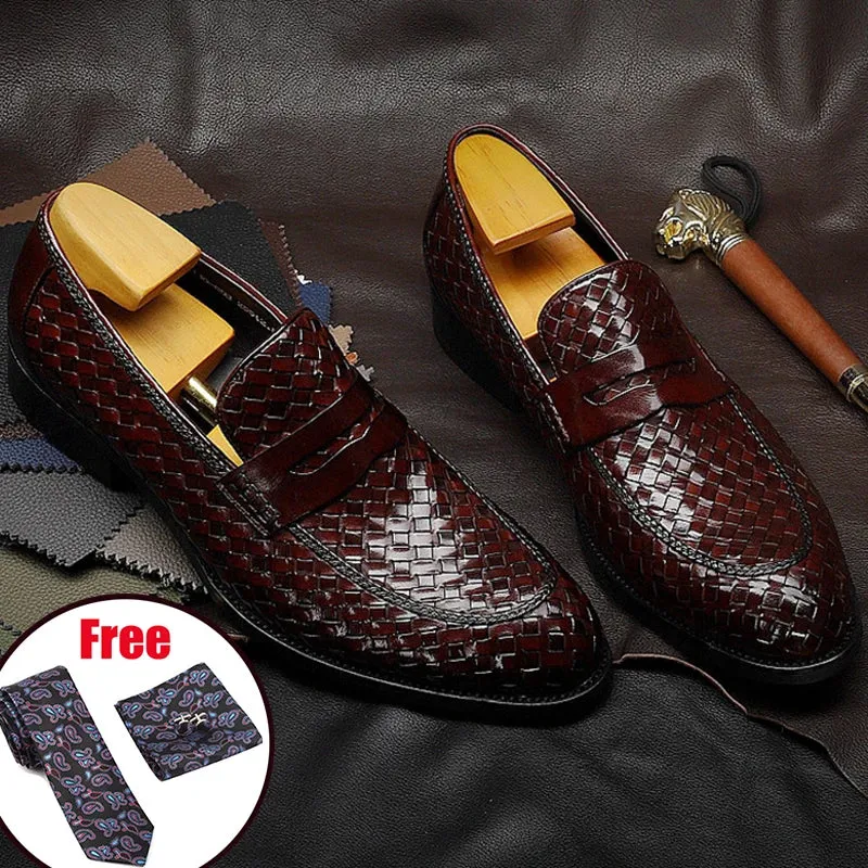 Men's formal shoes genuine leather oxford shoes Men Italian wedding shoe