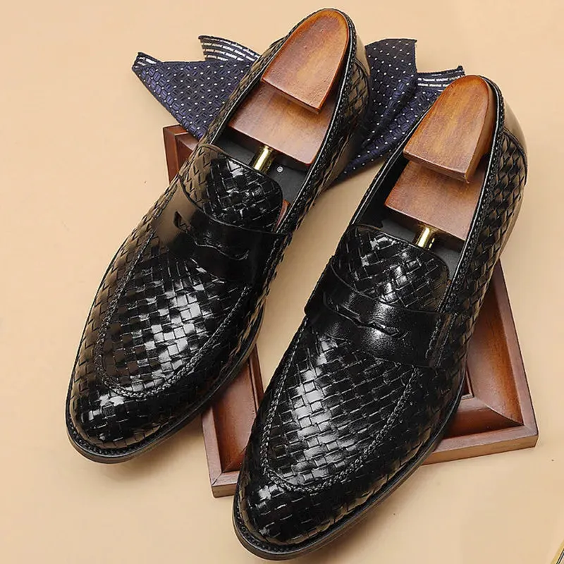Men's formal shoes genuine leather oxford shoes Men Italian wedding shoe