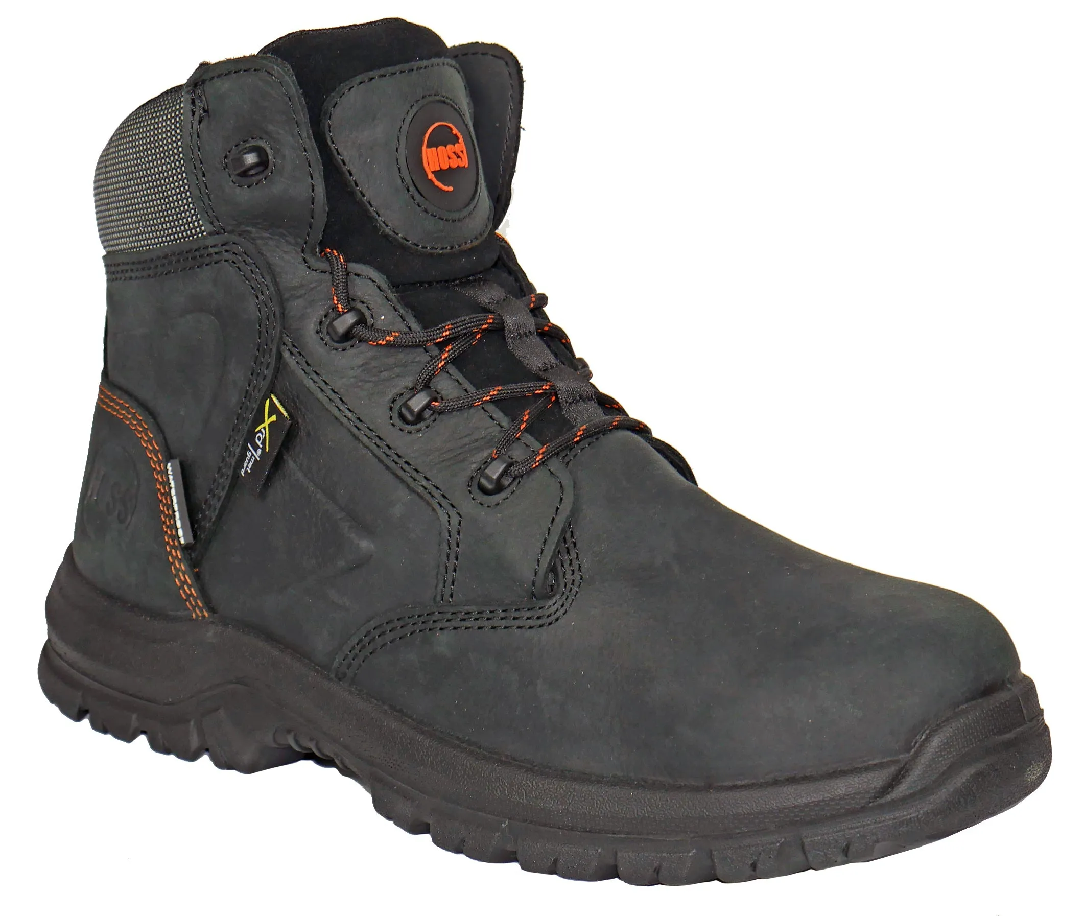 Men's Hoss 6"Prowl Black, EH, SR, WP, PR, Met Guard Composite Toe Boot