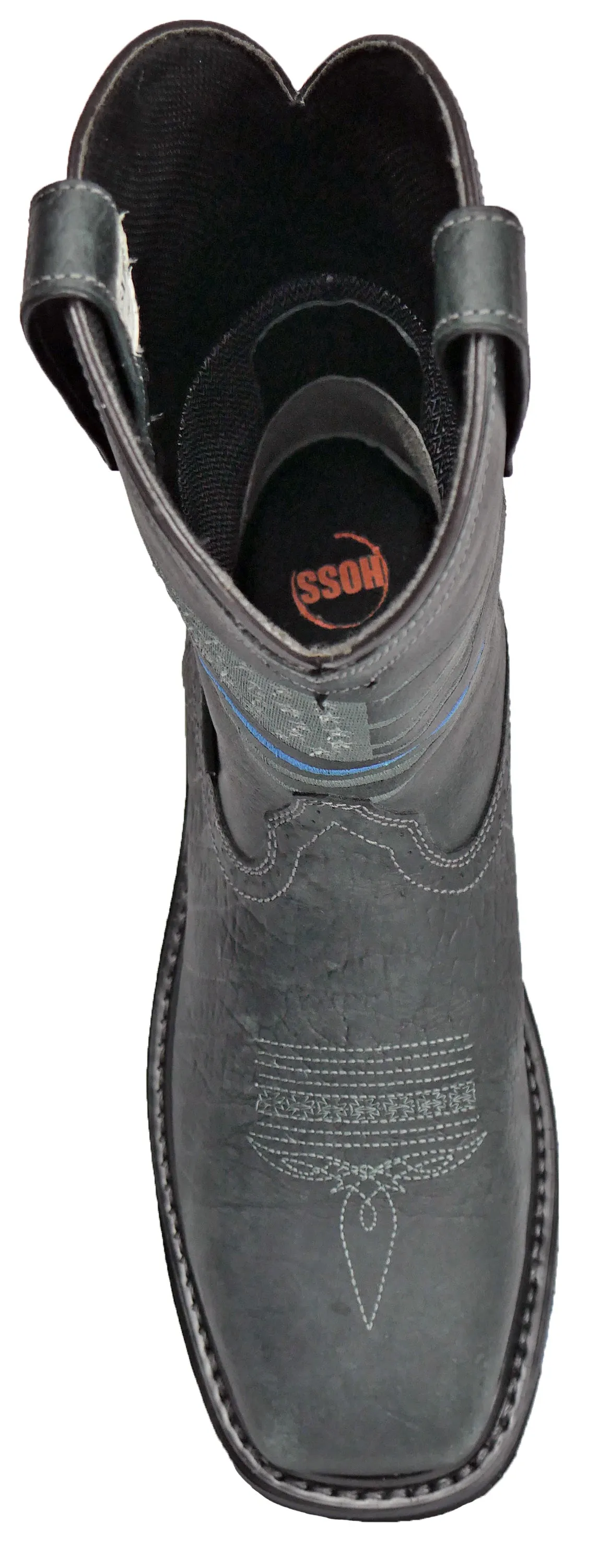 Men's Hoss Rushmore Charcoal, EH, SR, WP, PR, Pull On Western Composite Toe Boot