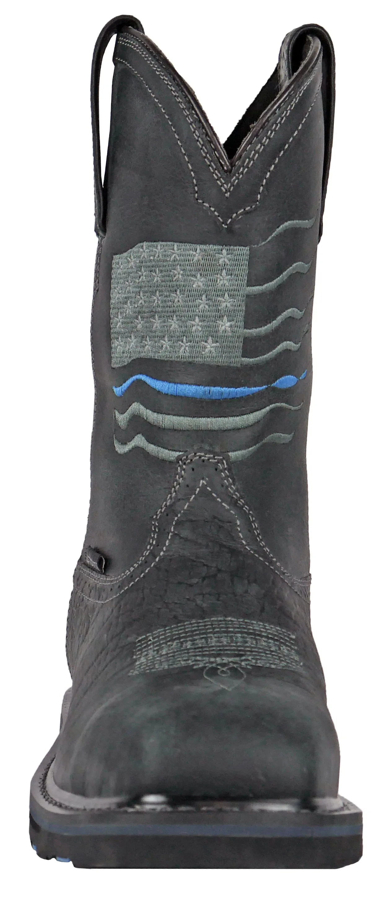 Men's Hoss Rushmore Charcoal, EH, SR, WP, PR, Pull On Western Composite Toe Boot