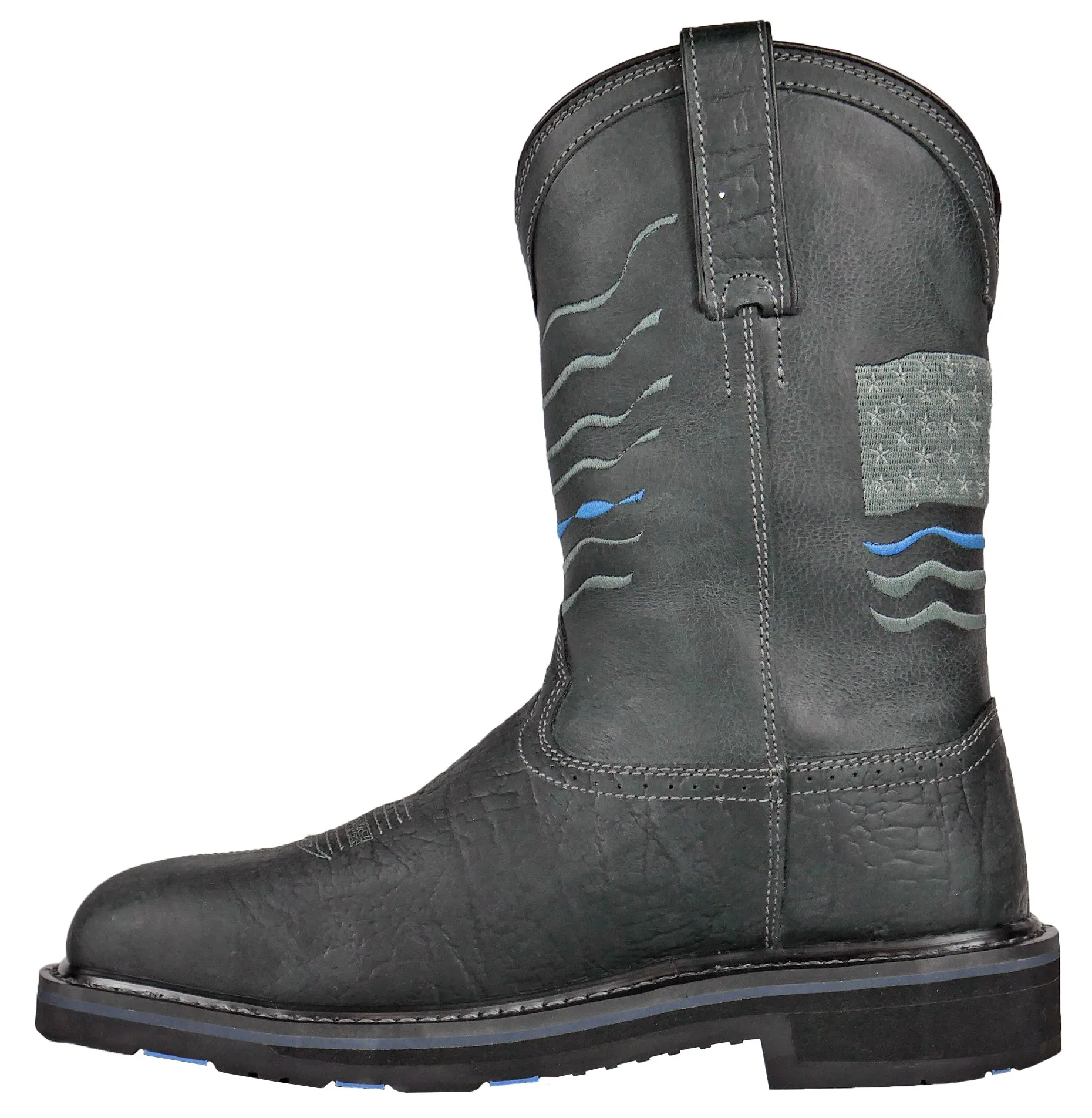 Men's Hoss Rushmore Charcoal, EH, SR, WP, PR, Pull On Western Composite Toe Boot