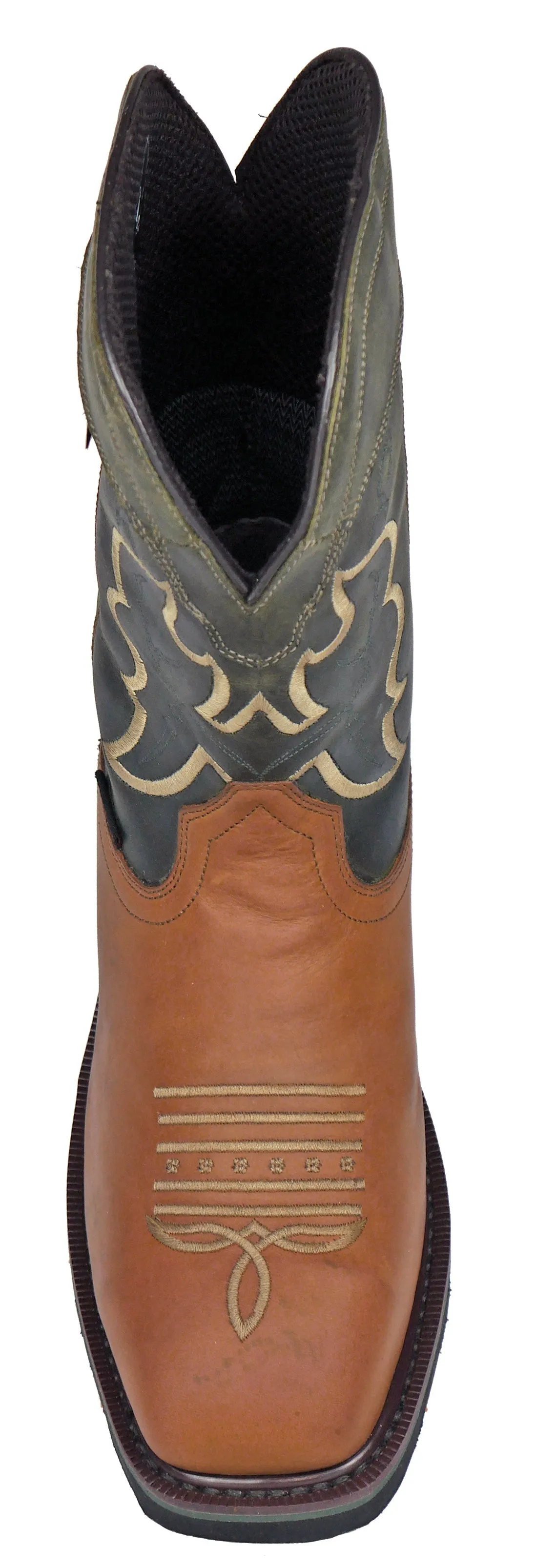 Men's Hoss Showdown Olive, EH, SR, PR, WP, Pull On Western Composite Toe Boot