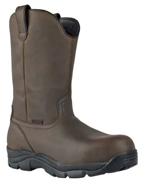 Men's Hoss Wildfire Brown, EH, PR, WP, Pull On Wellington Soft Toe Boot